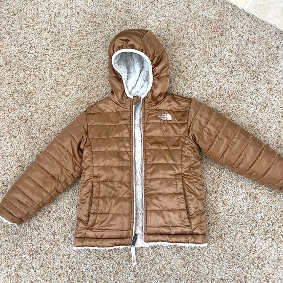 The North Face Moss Bud reversible coat with hood - Picture 1 of 7